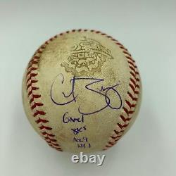 2001 World Series Game 1 Game Used Baseball Signed By Curt Schilling Steiner COA