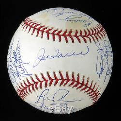 2003 Yankees Team Signed World Series Baseball Derek Jeter Mariano Rivera MLB