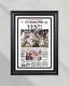 2004 Red Sox World Series Baseball Champions Framed Newspaper Cover Print Fenway