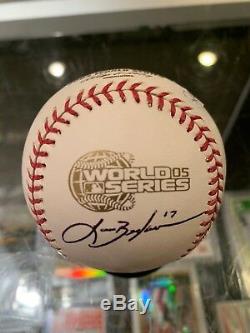 2005 Lance Berkman Houston Astros World Series Signed Baseball Jsa