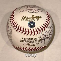 2005 WORLD SERIES WHITE SOX Team Signed Official MLB Baseball MLB Auth. 23 Sigs