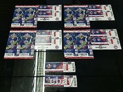 2008 Chicago Cubs Baseball - WORLD SERIES & PLAYOFF - 4 SHEETS OF 4 TICKETS +2