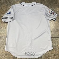 2008 Majestic MLB Tampa Bay Devil Rays World Series Baseball Jersey Size XL