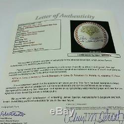 2009 New York Yankees Team Signed Official World Series Baseball JSA COA