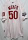 2009 Philadelphia Phillies World Series Jamie Moyer #50 Jersey Hk Size 54