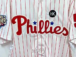 2009 Philadelphia Phillies World Series Jamie Moyer #50 Jersey HK Size 54