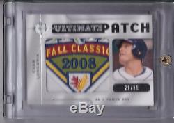 2009 Ultimate Collection Evan Longoria World Series Logo Patch #21/35