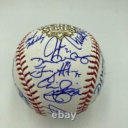 2010 Texas Rangers AL Champs Team Signed World Series Baseball MLB Authentic