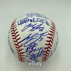 2010 Texas Rangers AL Champs Team Signed World Series Baseball MLB Authentic