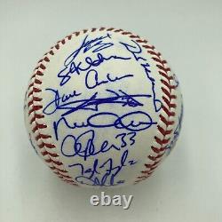 2010 Texas Rangers AL Champs Team Signed World Series Baseball MLB Authentic