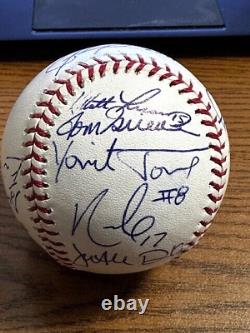 2011 RANGERS TEAM SIGNED AUTOGRAPHED 2011 WORLD SERIES BASEBALL! Sundberg, Nadel