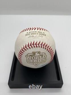 2012 MLB World Series Giants & Tigers Rawlings ROMLB Game Used Baseball