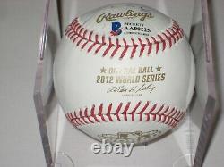 2012 San Francisco GIANTS Team Signed Official WORLD SERIES Baseball Beckett LOA