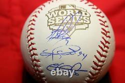 2012 San Francisco Giants Team Signed World Series Baseball Brandon Crawford Coa