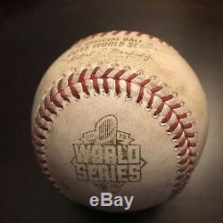 2015 Kansas City Royals Game Used World Series Baseball Alex Gordon RBI Double