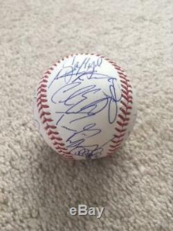 2016 Chicago Cubs Autographed Baseball World Series Champs +Zobrist MVPBB+WS BB