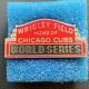 2016 Chicago Cubs World Series Baseball Press Pin New In Box Cleveland Indians