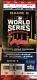 2016 Chicago Cubs Vs Cleveland Indians World Series Full Ticket Stub Game 6