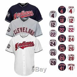 2016 Cleveland Indians MAJESTIC World Series Cool Base Jersey Collection Men's