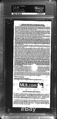 2016 World Series GAME 5 TICKET CUBS 1ST WS WIN @ WRIGLEY FIELD SINCE 1945 PSA 8