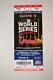 2016 World Series Game 6 Full Ticket Stub Chicago Cubs Vs Cleveland Indians