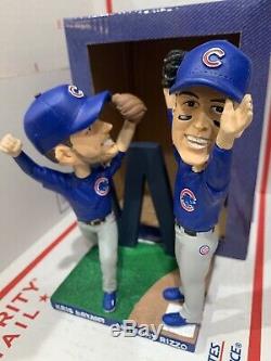 2017 Chicago Cubs Baseball Kris Bryant Anthony Rizzo FINAL OUT BOBBLEHEAD