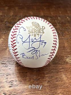 2017 Houston Astros Team Signed World Series Baseball JSA Coa George Springer