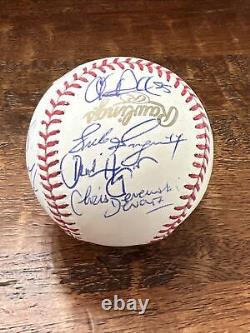 2017 Houston Astros Team Signed World Series Baseball JSA Coa George Springer