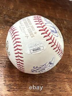 2017 Houston Astros Team Signed World Series Baseball JSA Coa George Springer