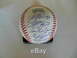 2018 BOSTON RED SOX TEAM SIGNED OFFICIAL WORLD SERIES ROMLB BASEBALL withCOA
