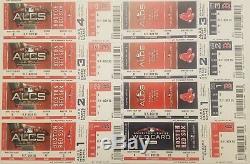 2018 Boston Red Sox Full Playoff Tickets Alds, Alcs World Series, All Home Games