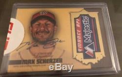 2019 Topps Dynasty Max Scherzer Laundry Tag 1/1 Nationals World Series Champ