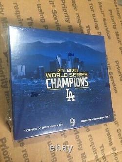 2020 Topps Ben Baller Los Angeles Dodgers World Series Champions Set SEALED Auto