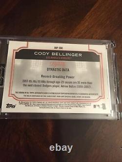 2020 Topps Dynasty Cody Bellinger World Series Champ LA DODGERS Nice Patch 6/10