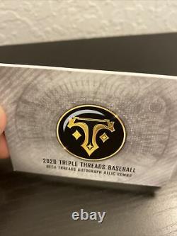 2020 Topps Triple Threads Deca Booklet Los Angeles Dodgers WORLD SERIES CHAMPS