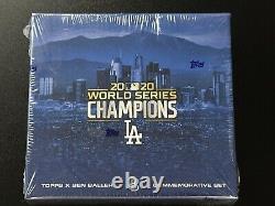 2020 Topps X Ben Baller LA Dodgers World Series Champions Set with Auto New Sealed