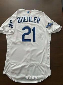2020 WORLD SERIES DODGERS WALKER BUEHLER All Star Jersey GAME USED MLB COA