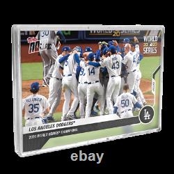 2020 World Series Champions Dodgers MLB TOPPS NOW 15-Card Team Set with Team #/49