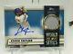 2021 Topps Series 1 Chris Taylor World Series Auto Relic Jersey Number 03/50 1/1