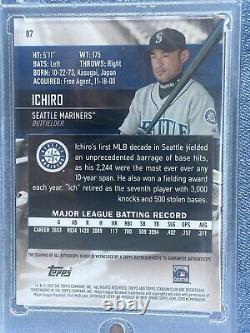 2021 Topps Stadium Club Ichiro auto 13/25 mint Seattle Mariners Hof MLB Legend