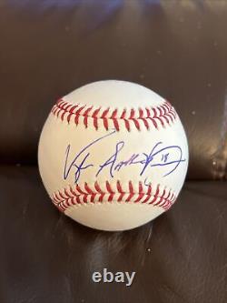 2021 World Series Baseball, Max Fried+Vaughn Grissom Signed Autograph, JSA COA