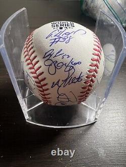 2021 atlanta braves signed autographed world series baseball 12 total team WS