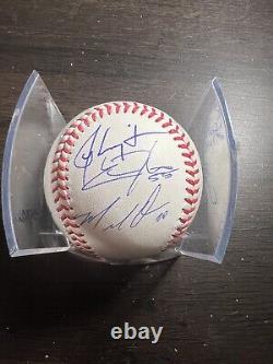 2021 atlanta braves signed autographed world series baseball 12 total team WS