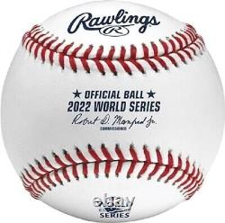 2022 World Series Rawlings Game Baseballs 1 Dozen 12 Baseballs Astros Phillies