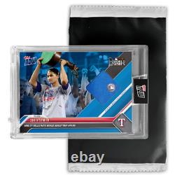 2023 Topps Now World Series Corey Seager Confetti Relic # to 49 Rangers