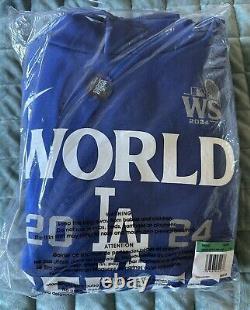 2024 World Series Authentic On Field Hoodie Nike Los Angeles Dodgers 2xl XXL