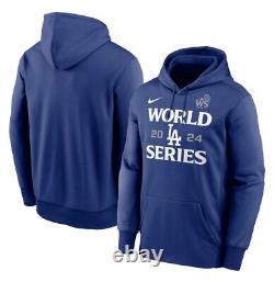 2024 World Series Authentic On Field Hoodie Nike Los Angeles Dodgers Medium (m)