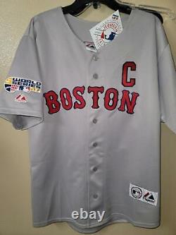 20520 Majestic Boston Red Sox JASON VARITEK 2007 World Series Baseball JERSEY