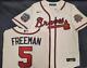 21005 Mens Atlanta Braves 2021 World Series Sewn Baseball Jersey White New