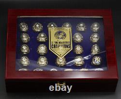 27pcs New York Yankees Baseball MLB World Series Champion Ring Size11 Boxed Gift
